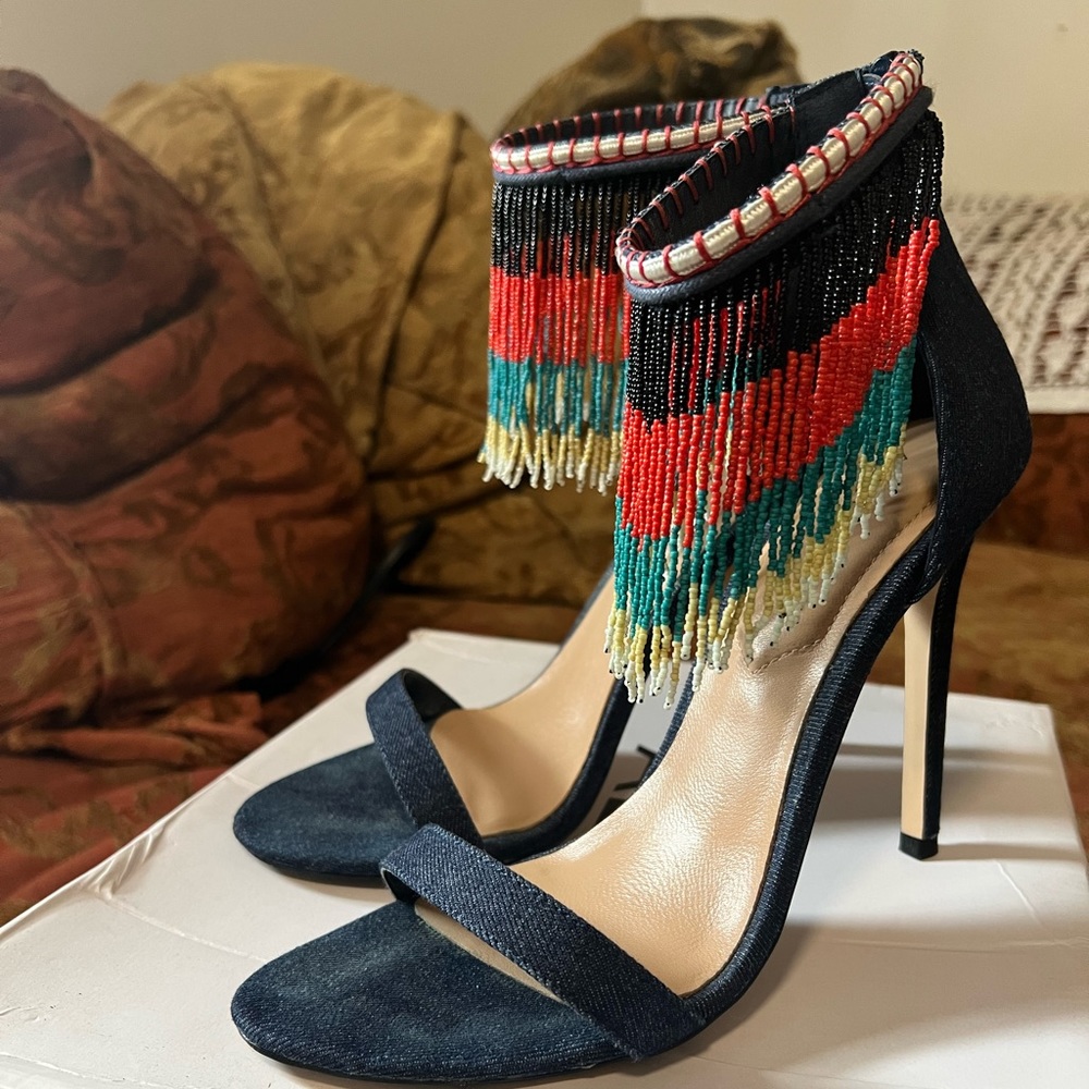 Aldo Open Toe Heels - Picture 2 of 4